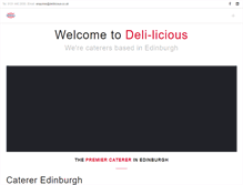 Tablet Screenshot of delilicious.co.uk